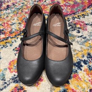 Dansko loralie hidden wedge Mary Jane's shoes